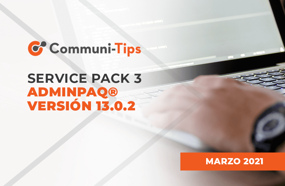 Service Pack 3 AdminPAQ® versión 13.0.2